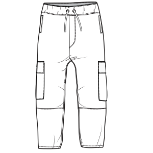 Moldes de confeccion para NENES Pantalones
